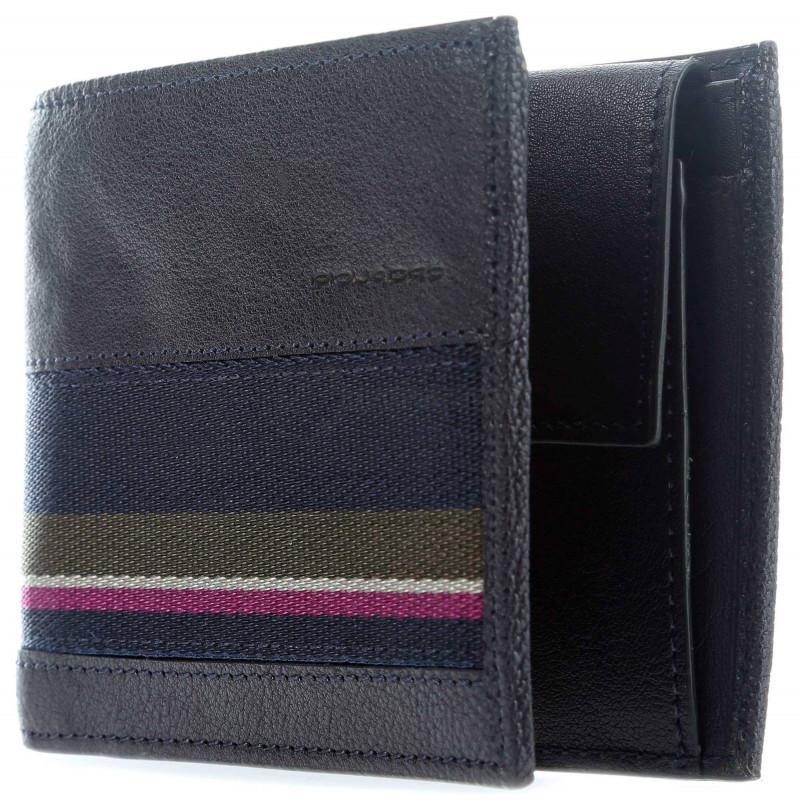 Портмоне Piquadro B3S N.Blue с RFID защитой (PU257B3SR_BLU3)