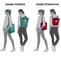 Сумка-рюкзак Fjallraven Kanken Totepack Frost Green (23710.664)