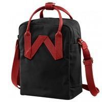 Наплечная сумка Fjallraven Kanken Sling Black-Ox Red (23797.550-326)
