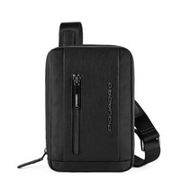 Мужская сумка Piquadro Brief Black наплечная-на пояс (CA5088BR_N)