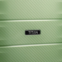 Чемодан на 4 колесах Titan Highlight Green Metallic S (Ti842406-81)