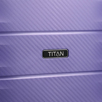 Чемодан на 4 колесах Titan Highlight Lilac Metallic M exp. (Ti842405-19)