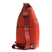 Сумка-рюкзак с одной лямкой Piquadro Black Square Orange с отд. д/iPad (CA4827B3_AR)