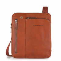 Мужская сумка Piquadro Black Square Orange с отд. д/iPad (CA1816B3_AR)