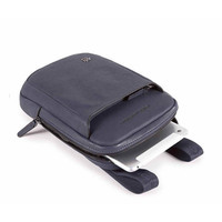 Мужская кожаная сумка Piquadro Black Square O.Blue с отд. для iPad mini (CA3084B3_BLU4)