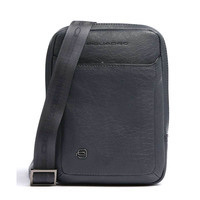Мужская кожаная сумка Piquadro Black Square O.Blue с отд. для iPad mini (CA3084B3_BLU4)