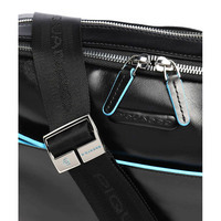 Мужская сумка Piquadro Blue Square Black с отд. д/iPad (CA5086B2_N)