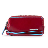 Клатч кожаный Piquadro Blue Square Red (AC5201B2_R)