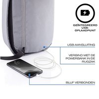 Городской рюкзак Анти-вор XD Design Bobby Sling Crossbody Grey (P705.782)