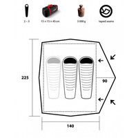 Палатка трехместная Trimm Compact Sand (001.009.0075)
