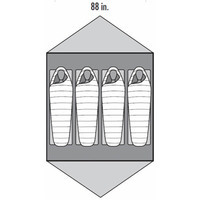 Палатка четырехместная MSR Elixir 4 Grey (10313)