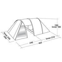 Палатка четырехместная Easy Camp Galaxy 400 Teal Green (928301)