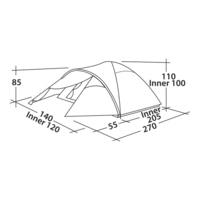 Палатка двухместная Easy Camp Quasar 200 Teal Green (928490)