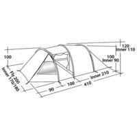 Палатка трехместная Easy Camp Tent Spirit 300 Teal Green (120365)