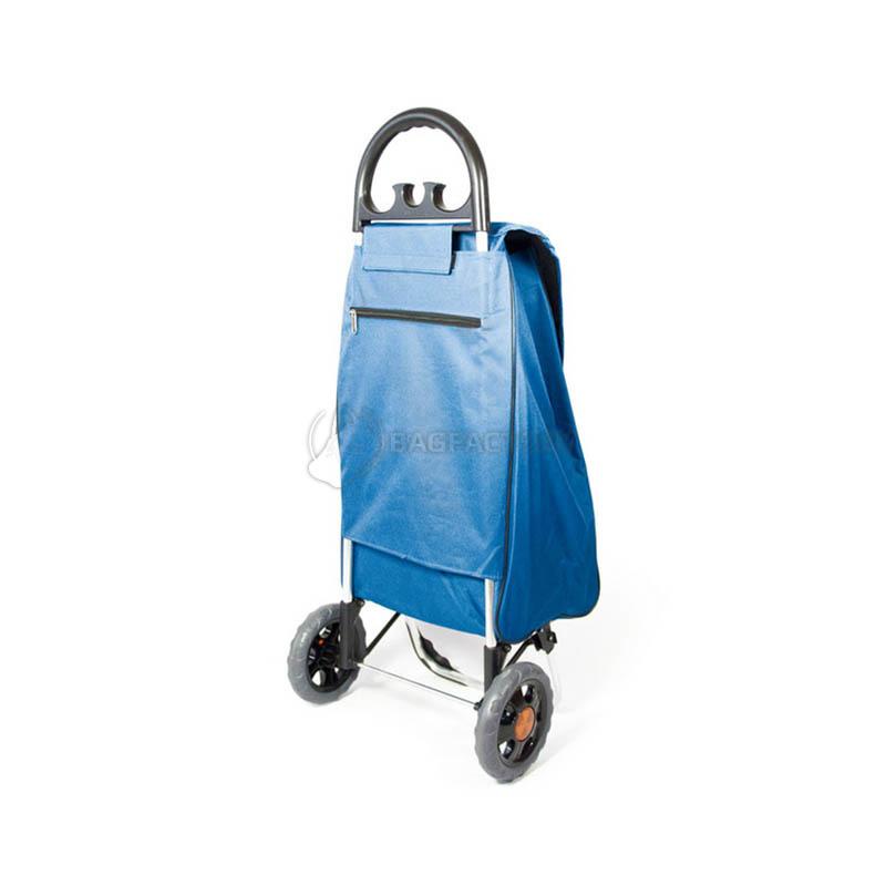 Хозяйственная сумка-тележка Aurora Milano 60 131 Blue/White point (928589)