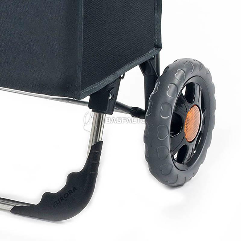 Хозяйственная сумка-тележка Aurora Milano 60 131 Blue/White point (928589)