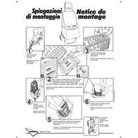 Хозяйственная сумка-тележка Aurora Milano 60 131 Blue/White point (928589)