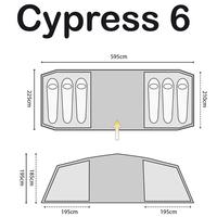 Палатка шестиместная Highlander Cypress 6 Teal (927931)