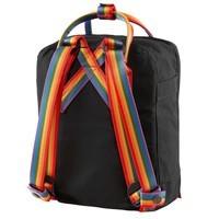 Городской рюкзак Fjallraven Kanken Rainbow Mini Black-Rainbow Pattern (23621.550-907)