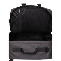 Сумка-рюкзак для ручной клади Poolparty Cabin - МАУ Графит (cabin-graphite)