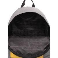 Городской рюкзак Poolparty Серый с желтым (backpack-yellow-grey)