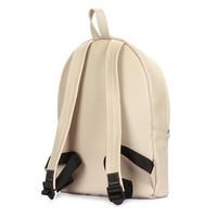 Городской кожаный рюкзак Poolparty Бежевый (backpack-leather-beige)