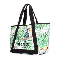 Женская летняя сумка Poolparty Laguna с тропическим принтом (laguna-tropic)