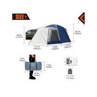 Палатка восьмиместная KingCamp MEIFI PLUS (KT4083_BLUE/BEIGE)