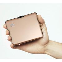Бумажник алюминиевый Ogon Big Stockholm Розовое золото (BS_Rose-Gold)
