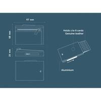 Кошелек кожаный Ogon Cascade Zipper Wallet Оранжевый (CZ_Orange)