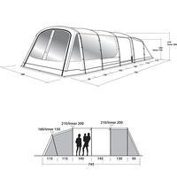 Палатка восьмиместная Outwell Winwood 8 Green (111215)