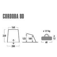 Палатка High Peak Cordoba 80 Aluminium/Dark Grey (926279)