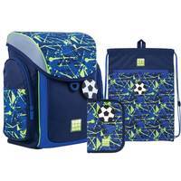 Школьный набор Wonder Kite рюкзак + пенал + сумка для обуви Goal (SET_WK21-583S-2)