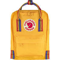 Городской рюкзак Fjallraven Kanken Rainbow Mini Warm Yellow-Rainbow Pattern (23621.141-907)