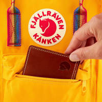 Городской рюкзак Fjallraven Kanken Rainbow Mini Warm Yellow-Rainbow Pattern (23621.141-907)