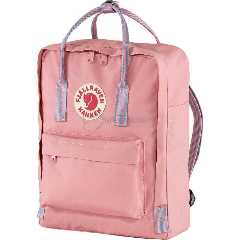 Городской рюкзак Fjallraven Kanken Pink-Long Stripes (23510.312-909)