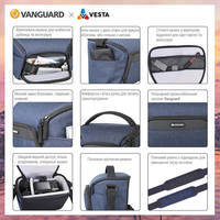 Сумка для фотокамеры Vanguard Vesta Aspire 21 Navy (Vesta Aspire 21 NV)