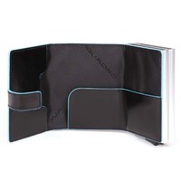 Кредитница-портмоне Piquadro Blue Square Black с RFID защитой (PP5472B2R_N)