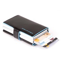 Кредитница-портмоне Piquadro Blue Square Black с RFID защитой (PP5472B2R_N)