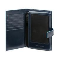 Портмоне Piquadro Blue Square Navy Blue с отдел для смартфона с RFID защитой (AC5635B2R_BLU2)