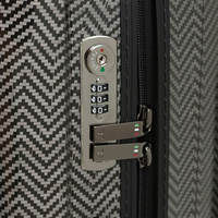 Чемодан на 4-х колесах Roncato We Are Glam 90л Серый/Черный (5952/0164)