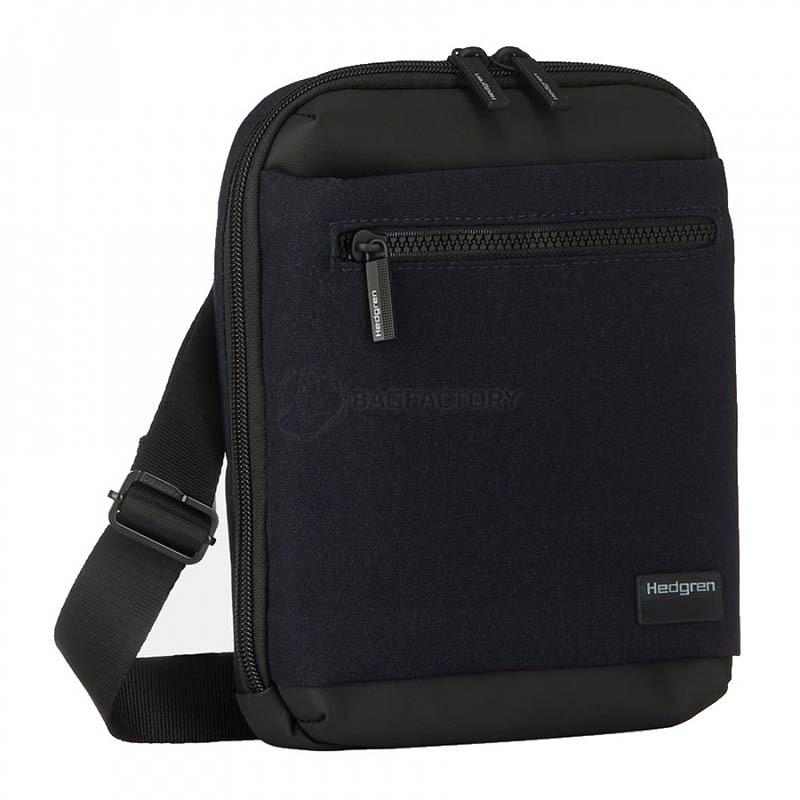 Мужская сумка через плечо Hedgren NEXT Черный /Синий (HNXT09/744-01)