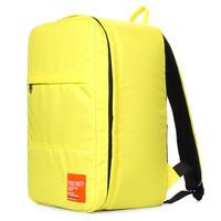 Рюкзак для ручной клади Poolparty HUB - Ryanair/Wizz Air/МАУ Желтый 20л (hub-yellow)
