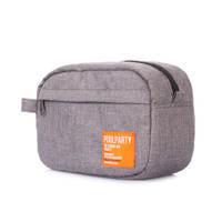 Комплект: рюкзак для ручной клади HUB и тревелкейс Poolparty Серый (hub-grey-combo)