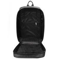 Комплект: рюкзак для ручной клади HUB и тревелкейс Poolparty Черный с принтом (hub-checkintag-combo)
