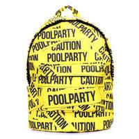 Городской рюкзак Poolparty с принтом Caution (backpack-tape)