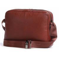 Наплечная кожаная сумка Piquadro Black Square Tobacco с отдел. д/iPad (CA5086B3_CU)