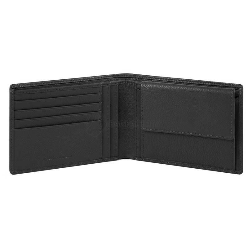 Портмоне Piquadro Akron Black с RFID защитой (PU257AOR_N)