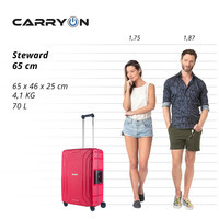 Чемодан CarryOn Steward M Red (930042)