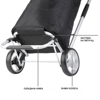 Сумка-тележка ShoppingCruiser Foldable 40 Black (927297)